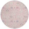 Addison Rugs Chantille ACN1009 Pink 8' x 8' Indoor Outdoor Round Rug, Easy Clean, Machine Washable, Non Shedding, Bedroom, Entry, Living Room, Dining Room, Kitchen, Patio Rug view 1