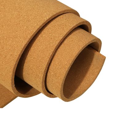 LYZLPHLL Cork Roll, Cork Board for Wall, Cork Mat Roll, Natural Cork Tiles, Easy to Cut, 1/3" 1/4" Thick, for Office Home DIY Supplies, Brown (Color : Thick 6mm, Size : 0.7mx1m(2.3ftx3.3ft))