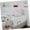 Amosfun 2pcs Metal Bed Frame Mattress Retainer Anti-Skid Fixing Bracket for Under Mattress Support view 2