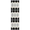 Addison Rugs Chantille ACN1007 Black 2'3" x 7'6" Indoor Outdoor Runner Rug, Machine Washable, Stain Resistant, Easy Clean, Non Shedding, Hallway, Laundry, Patio, Kitchen Rug view 1