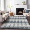 Addison Rugs Chantille ACN1007 Gray 3' x 5' Indoor Outdoor Area Rug, Easy Clean, Machine Washable, Non Shedding, Bedroom, Entry, Living Room, Dining Room, Kitchen, Patio Rug view 2