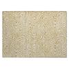 Addison Rugs Chantille ACN1020 Gold 1'8" x 2'6" Indoor Outdoor Area Rug, Easy Clean, Machine Washable, Non Shedding, Bedroom, Entry, Living Room, Dining Room, Kitchen, Patio Rug view 1