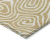 Addison Rugs Chantille ACN1020 Gold 1'8" x 2'6" Indoor Outdoor Area Rug, Easy Clean, Machine Washable, Non Shedding, Bedroom, Entry, Living Room, Dining Room, Kitchen, Patio Rug view 4