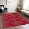 Addison Rugs Chantille ACN1017 Red 8' x 10' Indoor Outdoor Area Rug, Easy Clean, Machine Washable, Non Shedding, Bedroom, Entry, Living Room, Dining Room, Kitchen, Patio Rug view 2