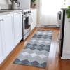 Addison Rugs Chantille ACN1007 Gray 2'3" x 7'6" Indoor Outdoor Runner Rug, Machine Washable, Stain Resistant, Easy Clean, Non Shedding, Hallway, Laundry, Patio, Kitchen Rug view 2