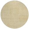 Addison Rugs Chantille ACN1044 Gold 8' x 8' Indoor Outdoor Round Rug, Easy Clean, Machine Washable, Non Shedding, Bedroom, Entry, Living Room, Dining Room, Kitchen, Patio Rug view 1