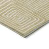 Addison Rugs Chantille ACN1044 Gold 8' x 8' Indoor Outdoor Round Rug, Easy Clean, Machine Washable, Non Shedding, Bedroom, Entry, Living Room, Dining Room, Kitchen, Patio Rug view 4