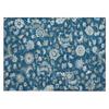 Addison Rugs Chantille ACN1006 Blue 1'8" x 2'6" Indoor Outdoor Area Rug, Easy Clean, Machine Washable, Non Shedding, Bedroom, Entry, Living Room, Dining Room, Kitchen, Patio Rug view 1