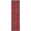 Addison Rugs Chantille ACN1012 Red 2'3" x 7'6" Indoor Outdoor Runner Rug, Machine Washable, Stain Resistant, Easy Clean, Non Shedding, Hallway, Laundry, Patio, Kitchen Rug view 1