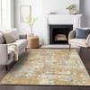 Addison Rugs Chantille ACN1008 Gold 9' x 12' Indoor Outdoor Area Rug, Easy Clean, Machine Washable, Non Shedding, Bedroom, Entry, Living Room, Dining Room, Kitchen, Patio Rug view 2