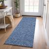 Addison Rugs Chantille ACN1021 Blue 2'3" x 7'6" Indoor Outdoor Runner Rug, Machine Washable, Stain Resistant, Easy Clean, Non Shedding, Hallway, Laundry, Patio, Kitchen Rug view 2