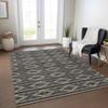 Addison Rugs Chantille ACN1029 Black 8' x 10' Indoor Outdoor Area Rug, Easy Clean, Machine Washable, Non Shedding, Bedroom, Entry, Living Room, Dining Room, Kitchen, Patio Rug view 2