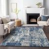 Addison Rugs Chantille ACN1008 Blue 10' x 14' Indoor Outdoor Area Rug, Easy Clean, Machine Washable, Non Shedding, Bedroom, Entry, Living Room, Dining Room, Kitchen, Patio Rug view 2