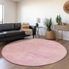 Addison Rugs Chantille ACN1018 Pink 8' x 8' Indoor Outdoor Round Rug, Easy Clean, Machine Washable, Non Shedding, Bedroom, Entry, Living Room, Dining Room, Kitchen, Patio Rug view 2