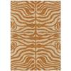Addison Rugs Chantille ACN1042 Orange 2'6" x 3'10" Indoor Outdoor Area Rug, Easy Clean, Machine Washable, Non Shedding, Bedroom, Entry, Living Room, Dining Room, Kitchen, Patio Rug view 1