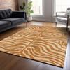 Addison Rugs Chantille ACN1042 Orange 2'6" x 3'10" Indoor Outdoor Area Rug, Easy Clean, Machine Washable, Non Shedding, Bedroom, Entry, Living Room, Dining Room, Kitchen, Patio Rug view 2