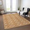Addison Rugs Chantille ACN1029 Orange 8' x 10' Indoor Outdoor Area Rug, Easy Clean, Machine Washable, Non Shedding, Bedroom, Entry, Living Room, Dining Room, Kitchen, Patio Rug view 2