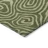 Addison Rugs Chantille ACN1020 Green 8' x 10' Indoor Outdoor Area Rug, Easy Clean, Machine Washable, Non Shedding, Bedroom, Entry, Living Room, Dining Room, Kitchen, Patio Rug view 2