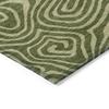 Addison Rugs Chantille ACN1020 Green 8' x 10' Indoor Outdoor Area Rug, Easy Clean, Machine Washable, Non Shedding, Bedroom, Entry, Living Room, Dining Room, Kitchen, Patio Rug view 3