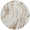 Addison Rugs Chantille ACN1037 Ivory 8' x 8' Indoor Outdoor Round Rug, Easy Clean, Machine Washable, Non Shedding, Bedroom, Entry, Living Room, Dining Room, Kitchen, Patio Rug view 1