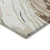 Addison Rugs Chantille ACN1037 Ivory 8' x 8' Indoor Outdoor Round Rug, Easy Clean, Machine Washable, Non Shedding, Bedroom, Entry, Living Room, Dining Room, Kitchen, Patio Rug view 4
