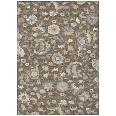 Addison Rugs Chantille ACN1006 Brown 3' x 5' Indoor Outdoor Area Rug, Easy Clean, Machine Washable, Non Shedding, Bedroom, Entry, Living Room, Dining Room, Kitchen, Patio Rug