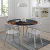 ViLlex Round Tablecloth Medium Round Picnic Table Cloth Premium Decorative Round Table Cover Halloween Pumpkin Lights view 4