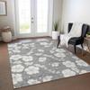 Addison Rugs Chantille ACN1032 Gray 10' x 14' Indoor Outdoor Area Rug, Easy Clean, Machine Washable, Non Shedding, Bedroom, Entry, Living Room, Dining Room, Kitchen, Patio Rug view 2