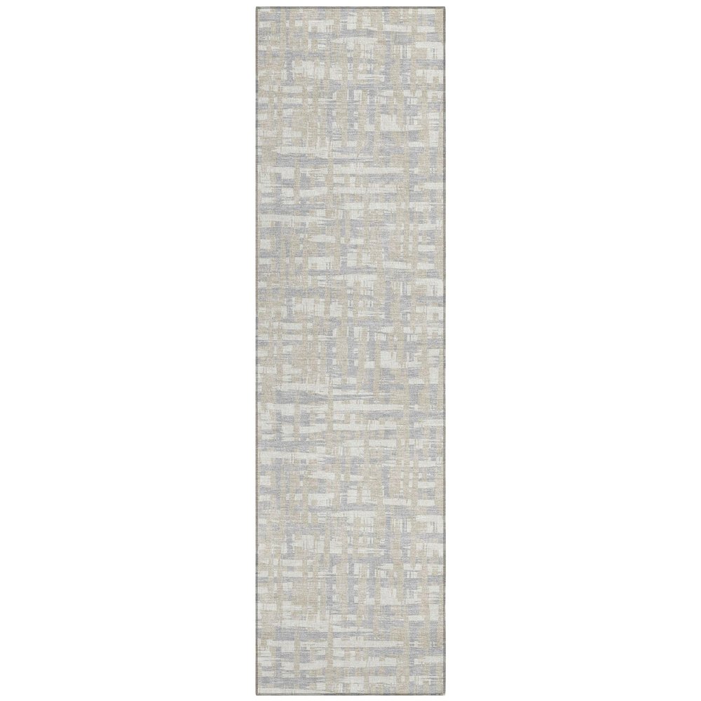Addison Rugs Chantille ACN1060 Brown 2'3" x 7'6" Indoor Outdoor Runner Rug, Machine Washable, Stain Resistant, Easy Clean, Non Shedding, Hallway, Laundry, Patio, Kitchen Rug