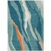 Addison Rugs Chantille ACN1047 Teal 9' x 12' Indoor Outdoor Area Rug, Easy Clean, Machine Washable, Non Shedding, Bedroom, Entry, Living Room, Dining Room, Kitchen, Patio Rug view 1
