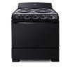Summit 20" 4 Burner Electric Range, Black - RE2031B view 1