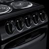 Summit 20" 4 Burner Electric Range, Black - RE2031B view 4