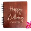 Personalized Birthday Celebration Guestbook | Signature Book | Keepsake Memory Album | Sweet 16 Scrapbook | 40th, 50th, 60th, 70th Birthday Sign In | Birthday Presents for Men and Women view 1