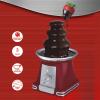 3 Tier Chocolate Fountain, 65W Chocolate Fountain Machine with Anti-Slip Base, Adjustable Temperature Range and Detachable Parts, Simple to Install and Easy to Clean, for Outdoor, Wedding, Hotel view 3