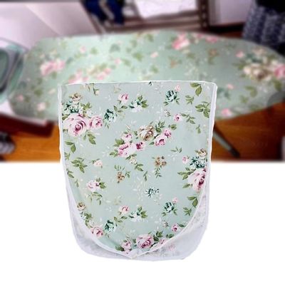 FIEZFEAT Cotton Ironing Board Cover and Pad Standard Size 12x30 12x36 14x40 14x43 15x48In Iron Board Cover with Heat Reflective Thick Padding (Color : Green, Size : 12x36In(90x30cm))