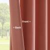 Joydeco Pink Velvet Curtains 90 inch Length 2 Panels, Luxury Blackout Rod Pocket Thermal Insulated Window Curtains, Super Soft Room Darkening Drapes for Living Dining Room Bedroom,W52 x L90 inches view 4