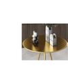 BABETRUE Bar Tables Nordic Golden Iron Small Bar Table Home Modern Minimalist High-Legged Round Commercial Leisure Bar Table Tall Pub Table view 3