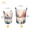 RLDOBOFE Laundry Basket Large Laundry Hamper Waterproof Dirty Clothes Hamper for Laundry Several Different Mountains Collapsible Laundry Baskets for Bedroom Bathroom Dorm Clothes Hamper, Medium view 4