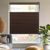Tonature Room Darkening Door Blinds for Door Window Top Down Bottom Up Cellular Blinds for Glass Door 1" Honeycomb Fabric Thermal Insulated Energy Efficient for Indoor Windows, 33" W x 40" H, Brown view 4