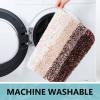 Arotive Bathroom Rugs Set 3 Piece, Extra Soft and Absorbent Bath Rugs, Machine Wash Dry Bath Mats for Bathroom, Toilet, Tub and Shower, 24x16, 30x20 and U-Shaped 24x20, Brown view 4