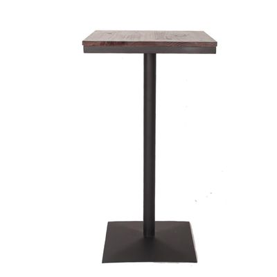 BABETRUE Bar Tables Bar Table Iron Solid Wood Nordic Industrial Wind Bar Small Bar Simple Table Bar High Table Tall Pub Table