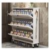 LUNIZ Shoe Storage Shelf Shoe Organizer for Closet Shoes Rack Storage Shelf Perfect for Indoor Hallway Bedroom Shoe Rack Closet Shoe Organizer Shoe Rack Organization Shelves view 2