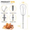 Hand Mixer Beaters Replacement for Ninja, Foodi Power Mixer System (CI100 Series), Stainless Steel Hand-Mixer Attachment CI100, CI101, CC105A, CI105BRN & CI101H view 2