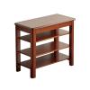 GUAWJRZDP Shoe Bench, Flip Lid Storage Shoe Rack Bench, Entryway Bench, Adjustable Shelves, Multi-Function Shoe Organizer Rack, for Entryway Living Room, Balcony, Hallway, Bathroom (Color : Walnut, view 1