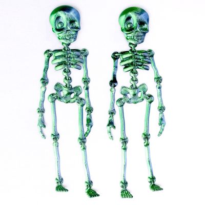 2PCS 3D Printed Skeleton Man,Skeleton Statue,Home Office Decor,Fidget Toys for Autism/ADHD,3D Printed Gift Toy,Fidget Toys, Executive Desk Animal