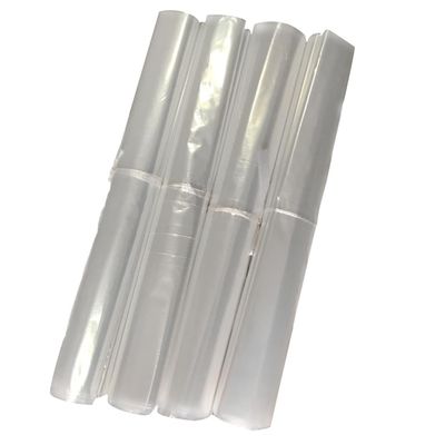 50 Pieces Disposable Clear Clothes Covers Dry Cleaner Bags Plastic Garment Bags Clothing Dust Cover Dustproof Hanging Clothes Cover for Wedding Dresses Long Dresses, 23.6 x 59 Inches