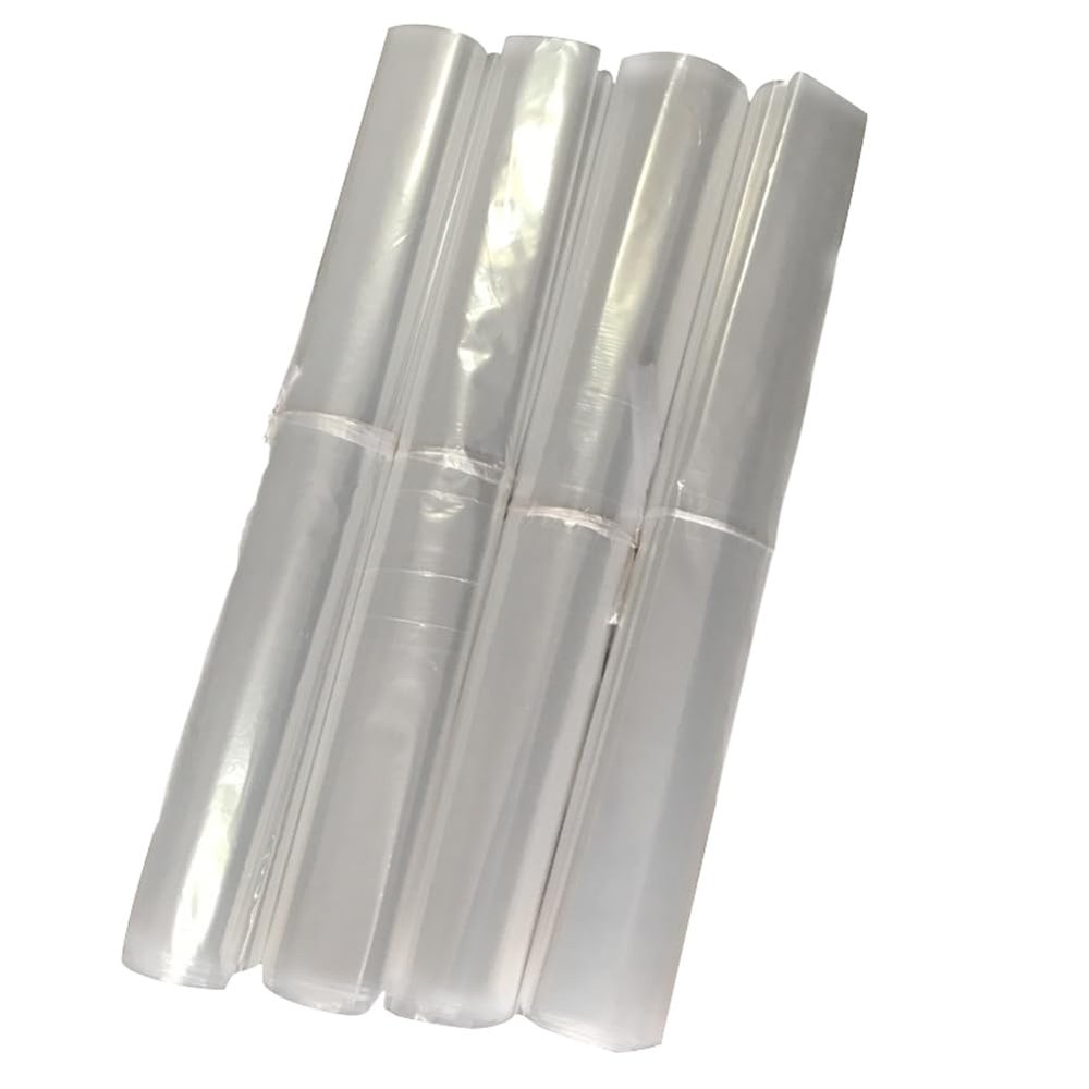 50 Pieces Disposable Clear Clothes Covers Dry Cleaner Bags Plastic Garment Bags Clothing Dust Cover Dustproof Hanging Clothes Cover for Wedding Dresses Long Dresses, 23.6 x 59 Inches