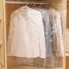50 Pieces Disposable Clear Clothes Covers Dry Cleaner Bags Plastic Garment Bags Clothing Dust Cover Dustproof Hanging Clothes Cover for Wedding Dresses Long Dresses, 23.6 x 59 Inches view 4