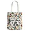 New York Lover Gifts Tote Bag New York Travel Souvenir Gift Beach Bag Reusable Grocery Bags Weekender Bags for Women Sister Anniversary Christmas Birthday Girls Trip Gifts Favors view 1