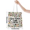 New York Lover Gifts Tote Bag New York Travel Souvenir Gift Beach Bag Reusable Grocery Bags Weekender Bags for Women Sister Anniversary Christmas Birthday Girls Trip Gifts Favors view 2